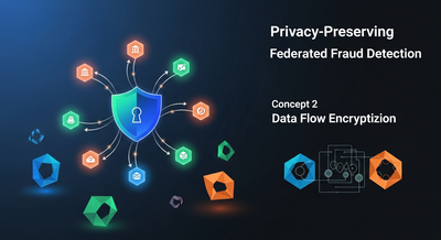Visualizing federated fraud detection across 10 banks using PyTorch FedAvg and OpenAI for privacy-preserving risk reporting.